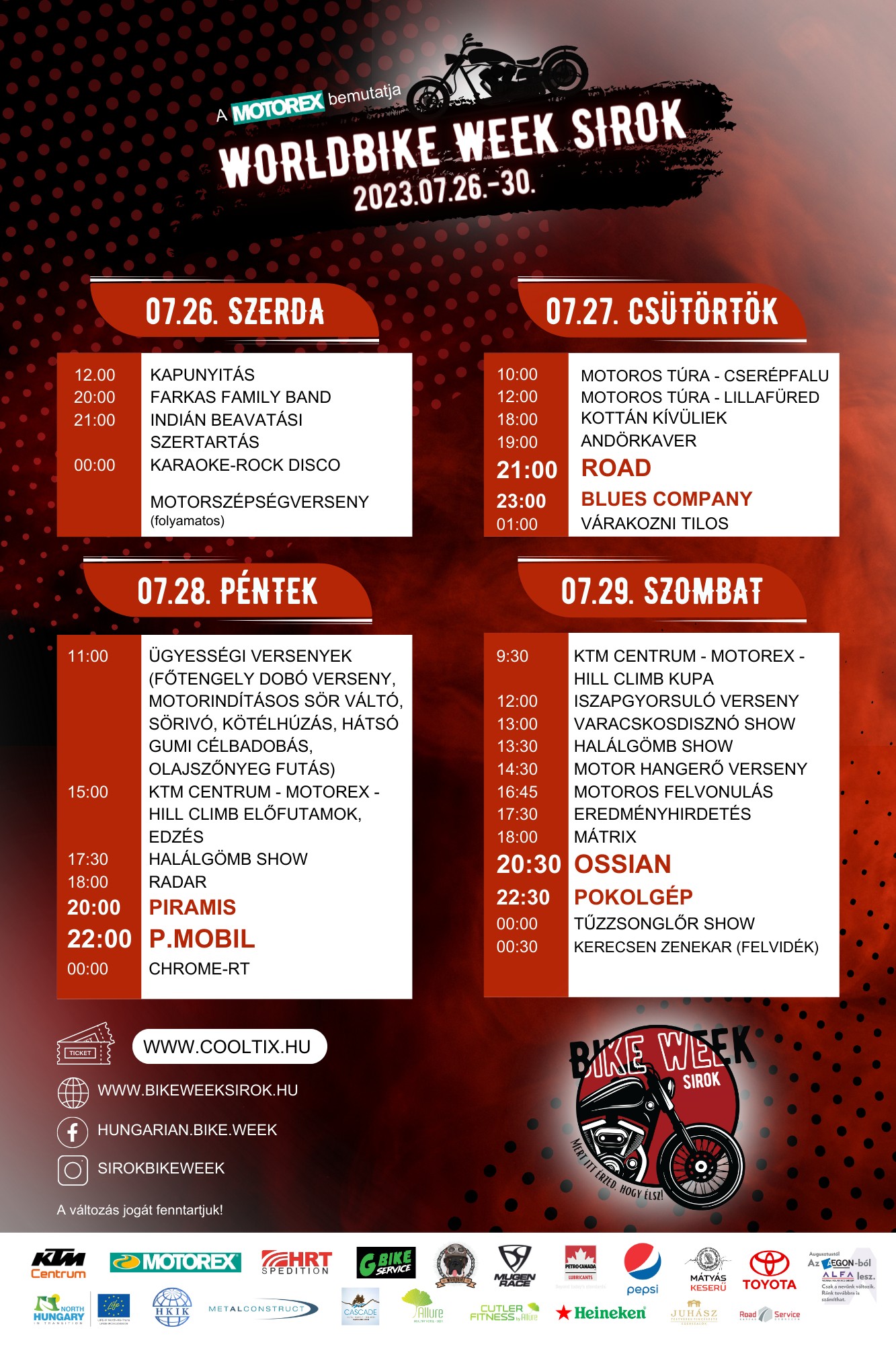 Bike Week Sirok