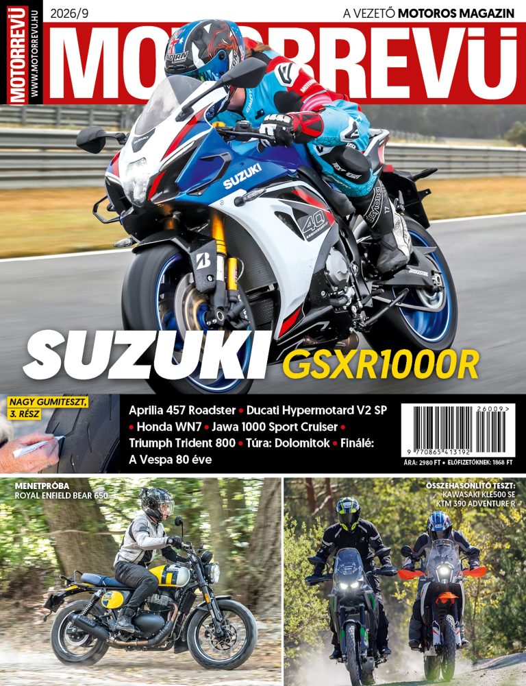 Megjelent a Motorrevü 2026/9-es száma